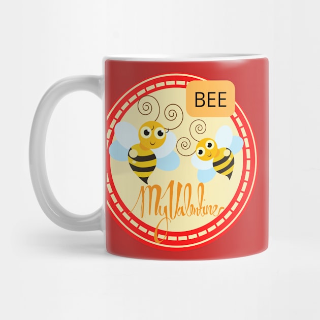 BEE MY VALENTINE by O.M design